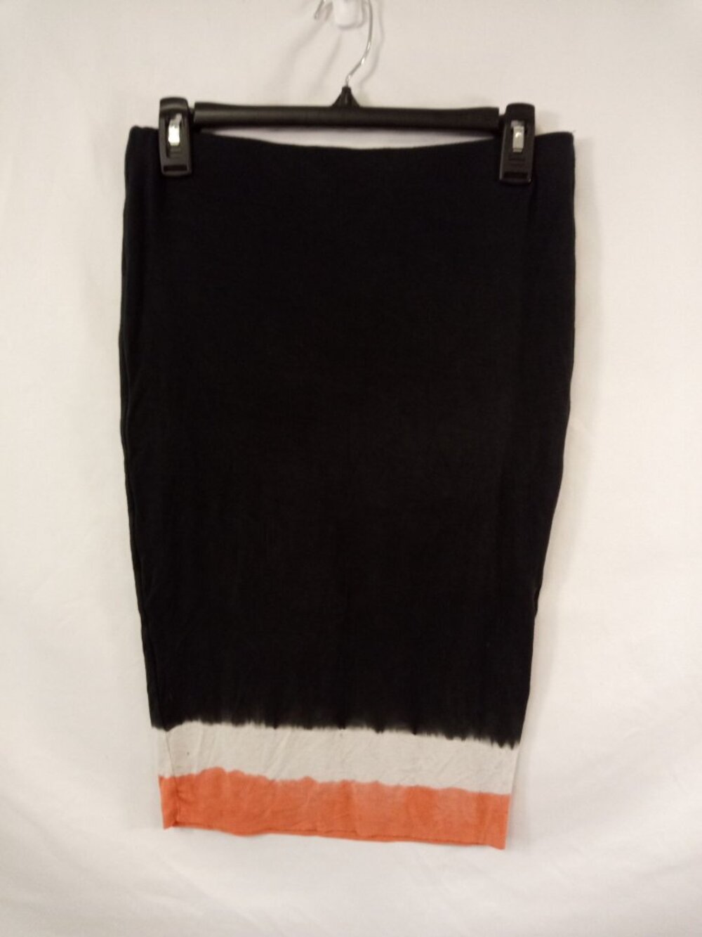 Bailey 44 Women's Black, White, Orange Pencil Skirt Size Small
